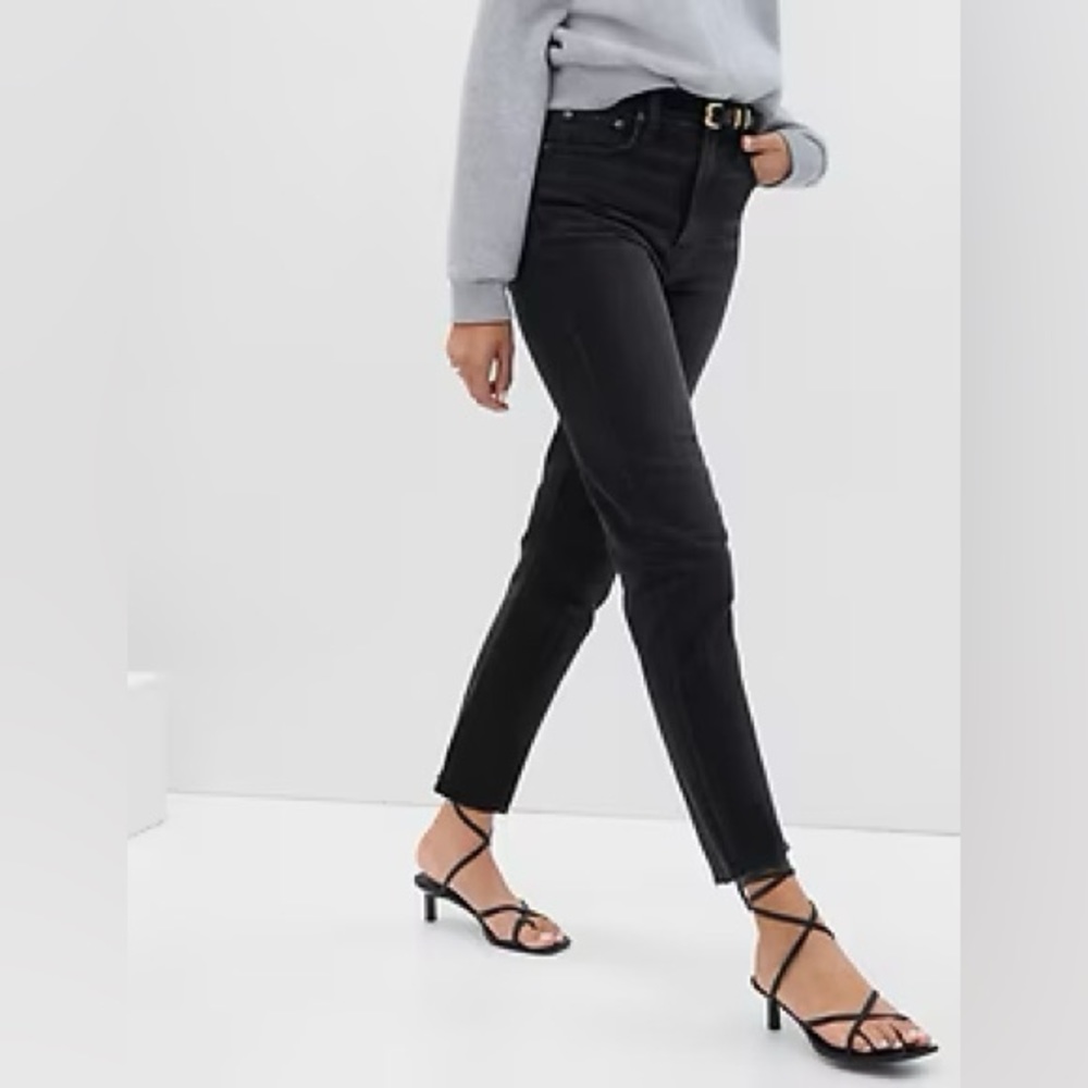 Gap High Rise Jeans Black - size 30